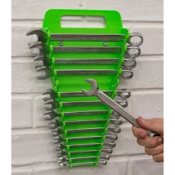 Sealey WR08HV Spanner Rack To Hold 15 Spanners - Tool Box Or Wall Mounted Hi-Vis 7 Sealey WR08HV Spanner Rack To Hold 15 Spanners - Tool Box Or Wall Mounted Hi-Vis -Pro Tools Shop WR08HV ACT ON WALL DFC0102387