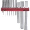 Teng WRPC10 10 Piece Punch &amp; Chisel Set On Wall Rack -Pro Tools Shop WRPC10
