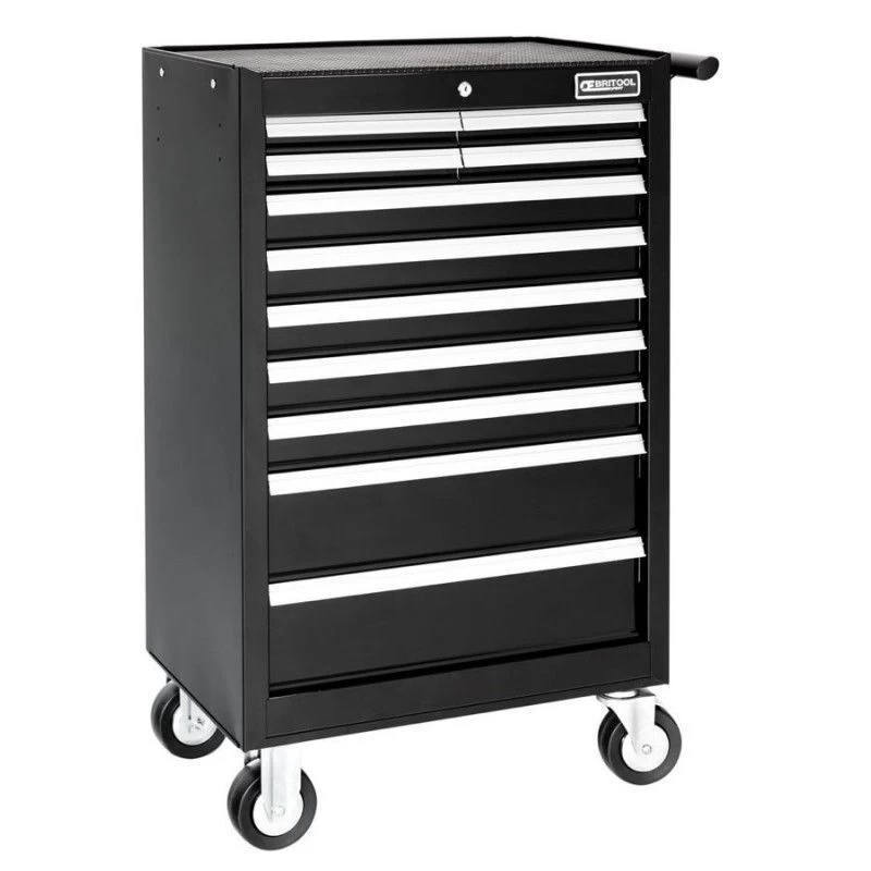 Britool E010234B 11 Drawer Roller Cabinet Tool Box - Roll Cab - Black 3 Britool E010234B 11 Drawer Roller Cabinet Tool Box - Roll Cab - Black